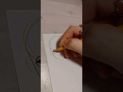 ☆Quick eye drawing tut☆ #shorts #art