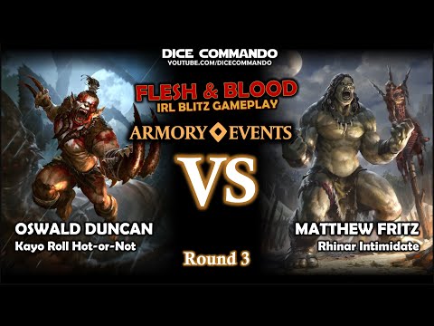 Flesh and Blood TCG | Armory Blitz Tournament | Round 3