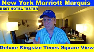 New York Marriott Marquis at Times Square & MClub (Tour of Room) Hotel Inspector