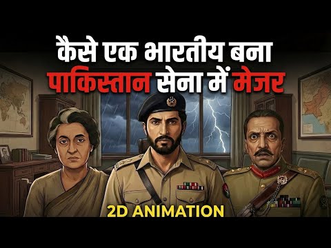 Kaise ek Bharatiya Pakistan Military mein Major ban gaya | 2D Animation | Ravindra Kaushik
