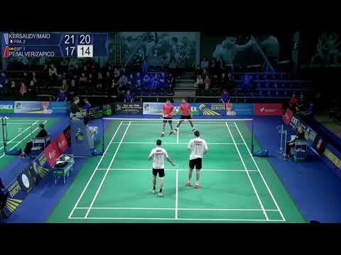 Match point - France (Kersaudy / Maio) vs Spain (Peñalver / Zapico) - EMTC 2019