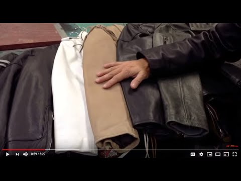 Different leather apparel types
