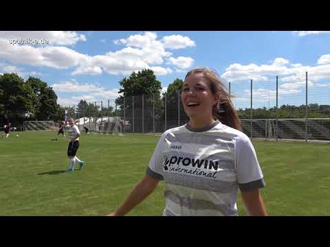 Frauen TSG 1899 Hoffenheim U20 vs. Unterlandauswahl - Einlauf & Anpfiff -  75 Jahre Spvgg Oedheim