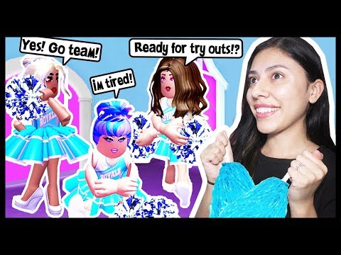 TRYING OUT FOR THE CHEER TEAM! WILL I MAKE IT? - Roblox Roleplay - Royale High School
