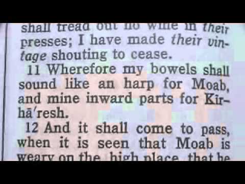 514 Chronological Bible (Judah's fall) Isaiah 16