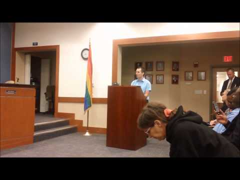 Eric Russo speaks on Marriage Equality at Florida LGBT Legislative Town Hall