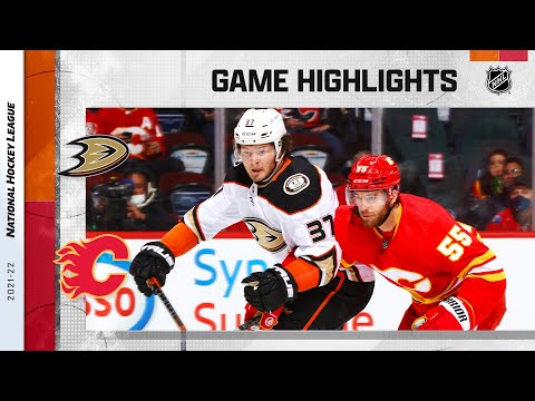 Ducks @ Flames 10/18/21 | NHL Highlights