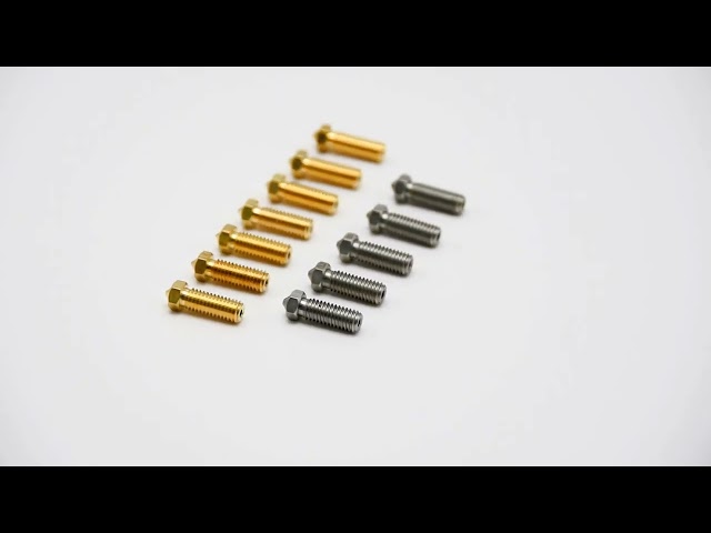Vídeo relacionado con IdeaFormer 5 Piezas 0,4 mm Acero Endurecido Volcano Boquilla, Hardened Steel Volcano Nozzle Extrusora de Metal Boquilla para Artillery Sidewinder X1/X2 /Genius para Anycubic Vyper/Kobra Plus/Kobra Max