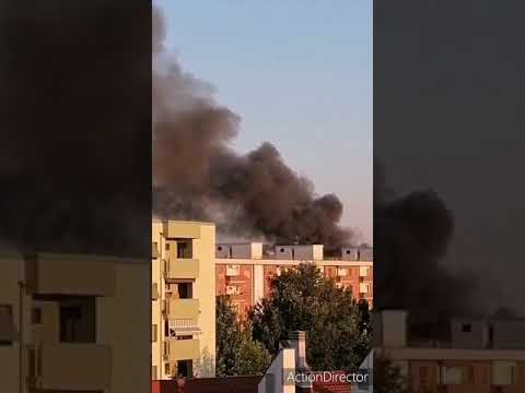 3 giugno 2021#spaventoso incendio alla coop di firenze#firedistruction#