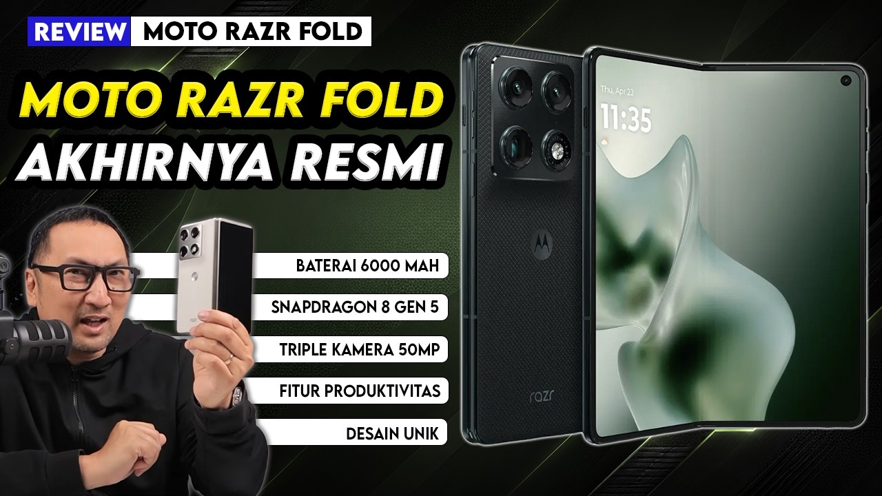 Hape Foldable Terbaik Motorola 2026: Review Moto Razr Fold