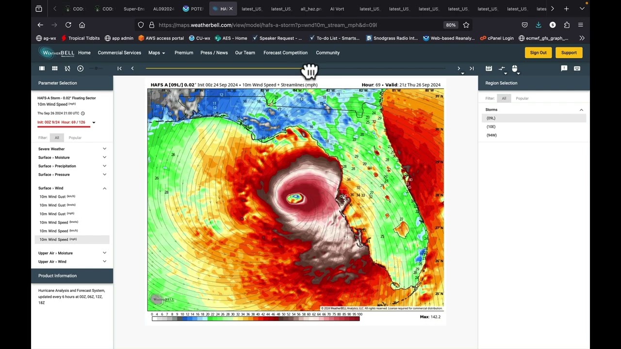 Sept 24, 2024: Helene Likely a Major Hurricane w/ a “Big Bend” Landfall in Florida | Expect ...