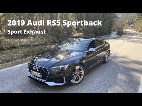 Audi RS5 Sportback 2019 Sport Exhaust Sound (4K 60FPS)