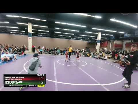 48-54 Lbs Round 2 - Ryan Arceneaux, Keller Wrestling Club Vs Harper Miller, Spartan Mat Club Eda5