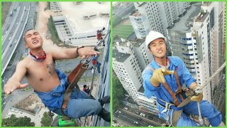 【高所恐怖症】高空作業の美男 　高空で恐怖心なし　驚愕　歌ってみた　#short