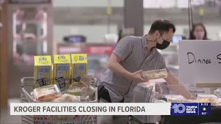 Kroger confirms that it will be closing facilities in Florida