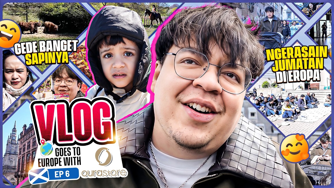 KITA COBA JUMATAN DI SCOTLAND - KELILING BUCHANAN STREET || VLOG EUROPE #6