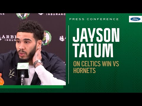 Jayson Tatum talks becoming youngest player in NBA history to reach 1,000 3's | Press Conference
