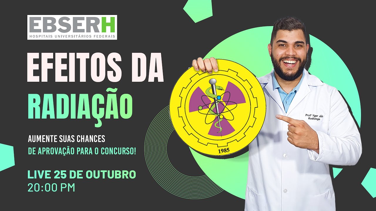 🔴LIVE - REVISÃO EFEITO BIOLÓGICOS DA RADIAÇÃO | Radiologando