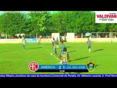 MELHORES MOMENTOS CAMPEONATO MARANHENSE SUB 19| AMÉRICA X LIG. SÃO JOSÉ| 06/05/2023