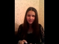 Чеченка красиво поет 