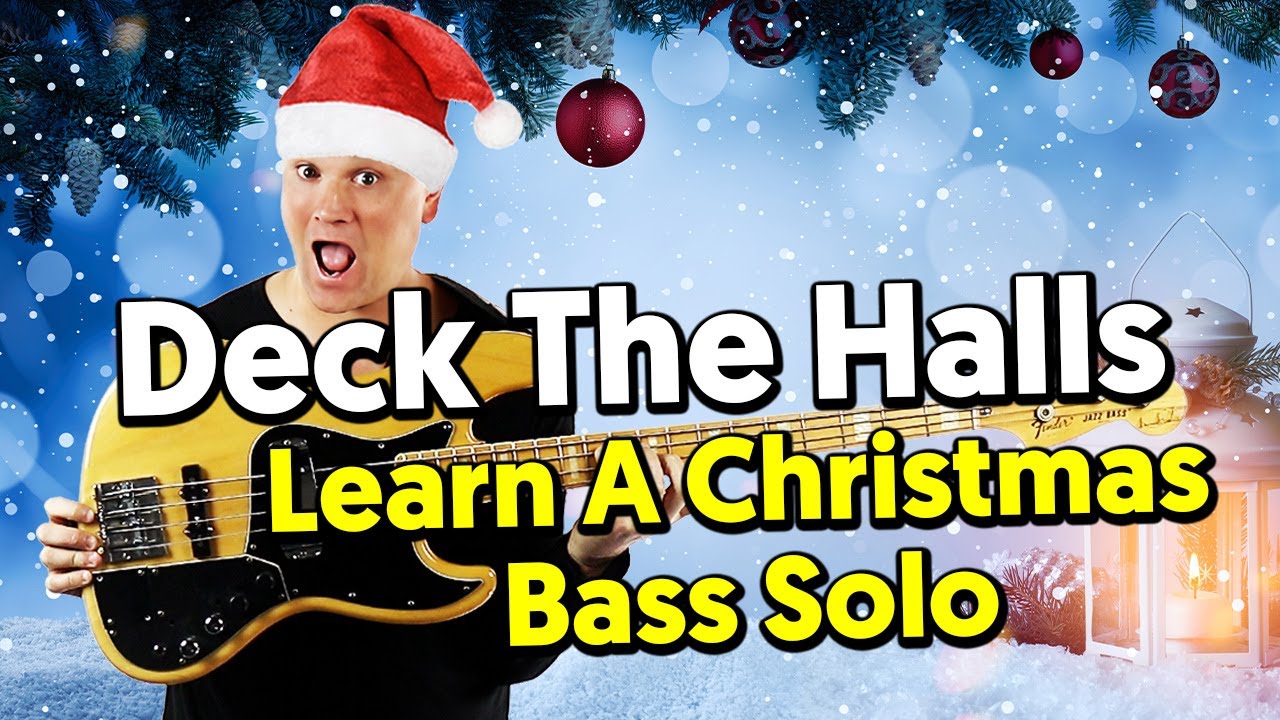 🎄🎸Deck the Halls - Learn This Simple Bass Solo (Tab Included)