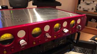 Video thumbnail for Focusrite RED 1 Quad Mic Pre by Retrosonic Pro Audio