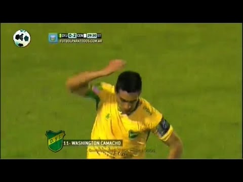 Gol Washington Camacho - Defensa y Justicia 1 Vs Rosario Central 2 - Primera División 2014