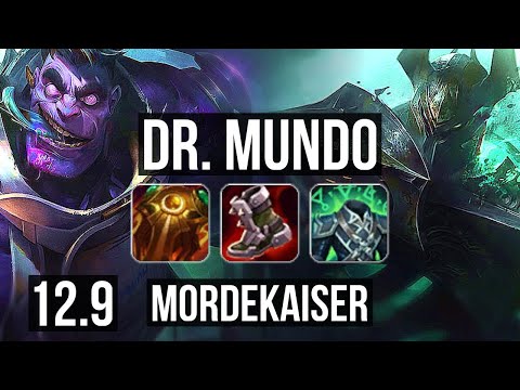 DR. MUNDO vs MORDEKAISER (TOP) | 7/1/7, 500+ games | KR Diamond | 12.9