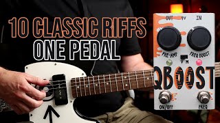 Video thumbnail for 10 Riffs featuring....Stone Deaf FX QBoost (Pedal Demo) by Let's Play All