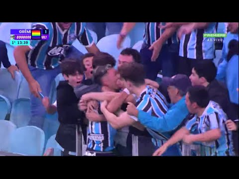 Gol de Biel - Grêmio 1x0 Londrina - Brasileirão Série B 2022 - 29/06/2022 HD 720p 60fps