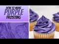 How To Make Purple Frosting For Cakes Cupcakes And Cookies