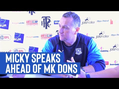 Pre Match | Micky Mellon (MK Dons)