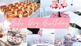BOHO BIRTHDAY PARTY PREP & DIY | HOW TO PLAN A PARTY | CHICKEN SALAD RECIPE | CRISSY MARIE