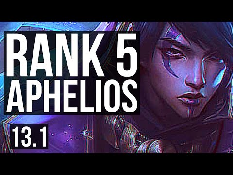 APHELIOS & Braum vs VARUS & Seraphine (ADC) | Rank 5 Aphelios, 9/1/4 | KR Grandmaster | 13.1