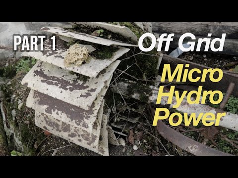 DIY converting an old water mill for off grid micro hydro electric power – Part 1
