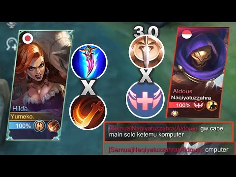 HILDA GAMEPLAY AGRESIF!! BEST BUILD HILDA ROAM 2023 SAVAGE !