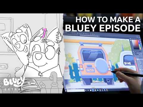 How to Make an Episode of Bluey 🎬 | BTS from Script to Screen 💙 | Bluey Extras
