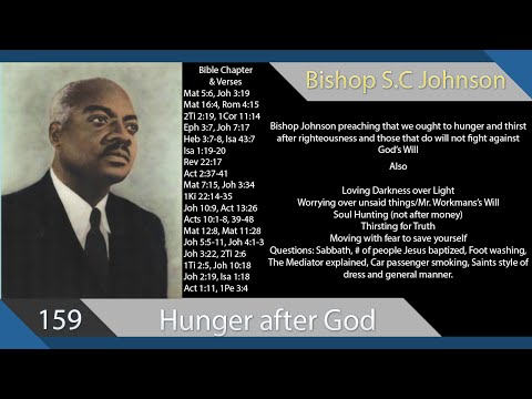 159 Hunger after God