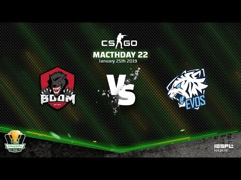 UNBEATEN! CS:GO EVOS VS BOOM.ID - TBOF IESPL