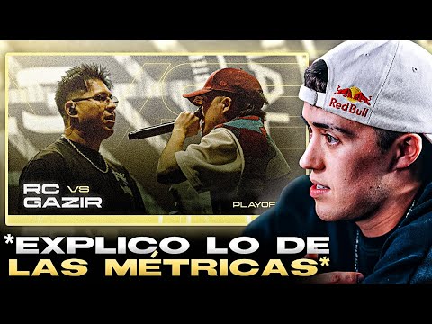 ¿MÉTRICAS? ⚡ GAZIR REACCIONA A SU BATALLA VS RC 🇲🇽 EN FMS INTERNACIONAL