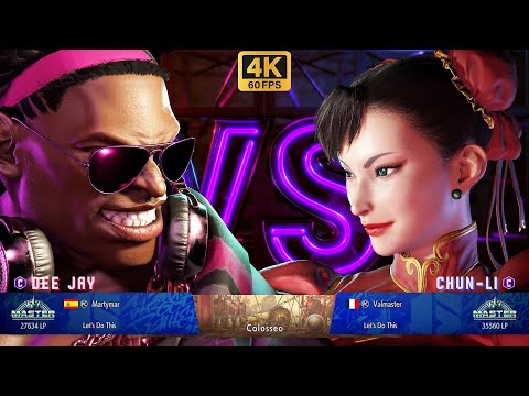 SF6 🔥 Martymar (DEE JAY) VS Valmaster (CHUN-LI) 🔥 4K ACTION 🔥 STREET FIGHTER 6