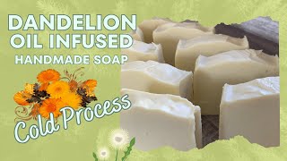 Dandelion Oil Infused Handmade Cold Process Soap