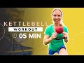 5 Minute Kettlebell Workout Full Body Strength Cardio