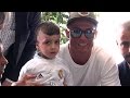 Palestinian Firebomb Survivor Meets Hero Ronaldo