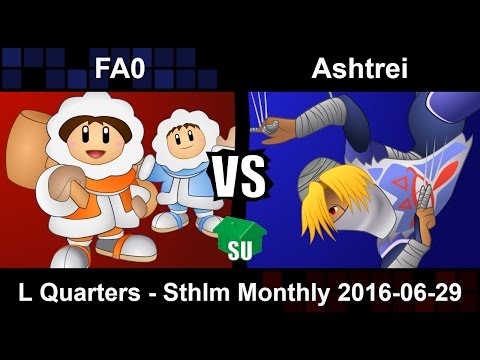 FA0 (Icies) vs Ashtrei (Sheik) - Losers Quarters Sthlm Monthly 2016-06-29