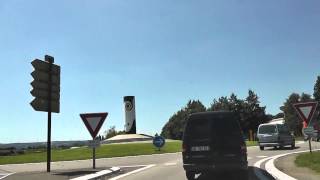 preview picture of video 'Driving On The N164 & D887 Between Pleyben & Châteaulin, Brittany, France 23rd July 2012'