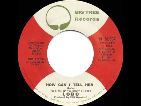 1973 HITS ARCHIVE: How Can I Tell Her - Lobo (stereo 45 single version)