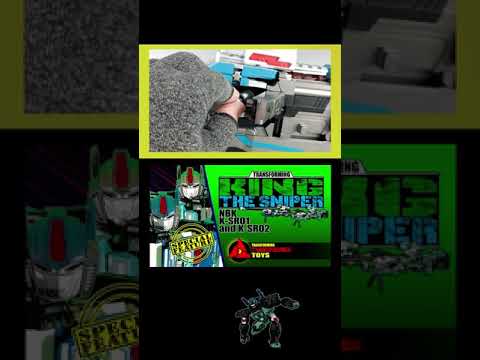 Transforming KING THE SNIPER NBK K-SR01 and K-SRO2 3.T #shorts