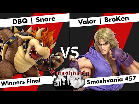 DBQ | Snore (Bowser) vs Valor | BroKen (Ken, Kazuya) - WF - Smashvania #57