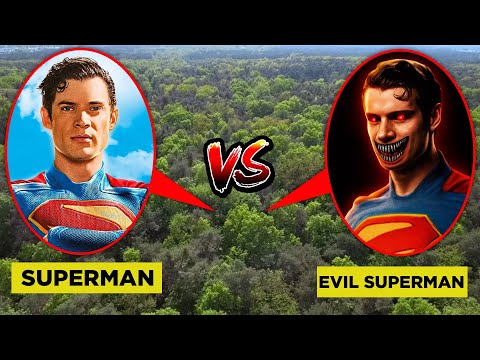 Drone Catches SUPERMAN vs EVIL SUPERMAN IN REAL LIFE!! (FULL MOVIE)